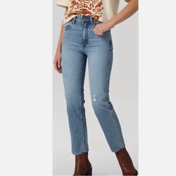 Wrangler Women's Size 26 X 28 Wild West 603 High Rise Straight Denim Jeans - Picture 1 of 12